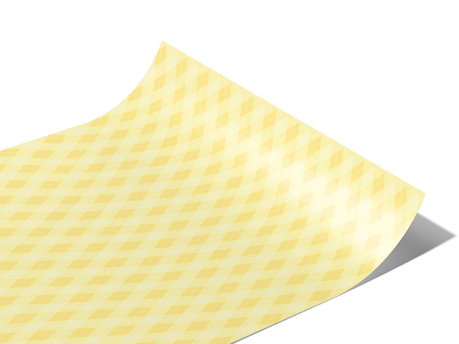 Sugar Cookie Argyle Vinyl Wraps~Rwraps Series 914 Digitally Printed Vinyl Wrap~0