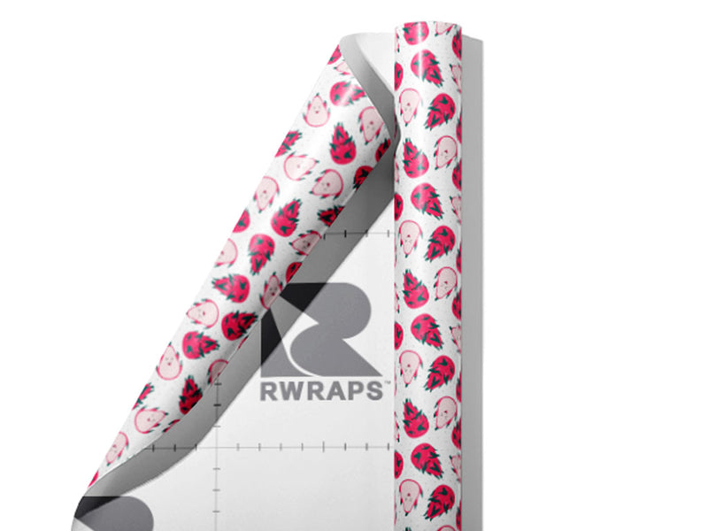 Sugar Dragons Fruit Wrap Film Sheets~Rwraps Series 914 Sugar Dragons Fruit Scrolled Sheet~3