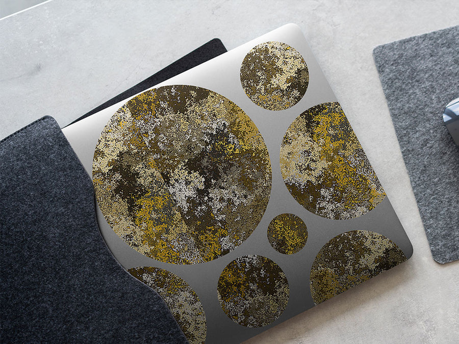 sulfur patina rust DIY Laptop Stickers