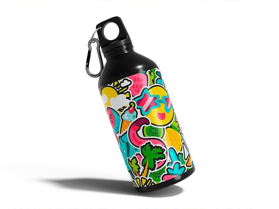 Water Bottle DIY Stickers
