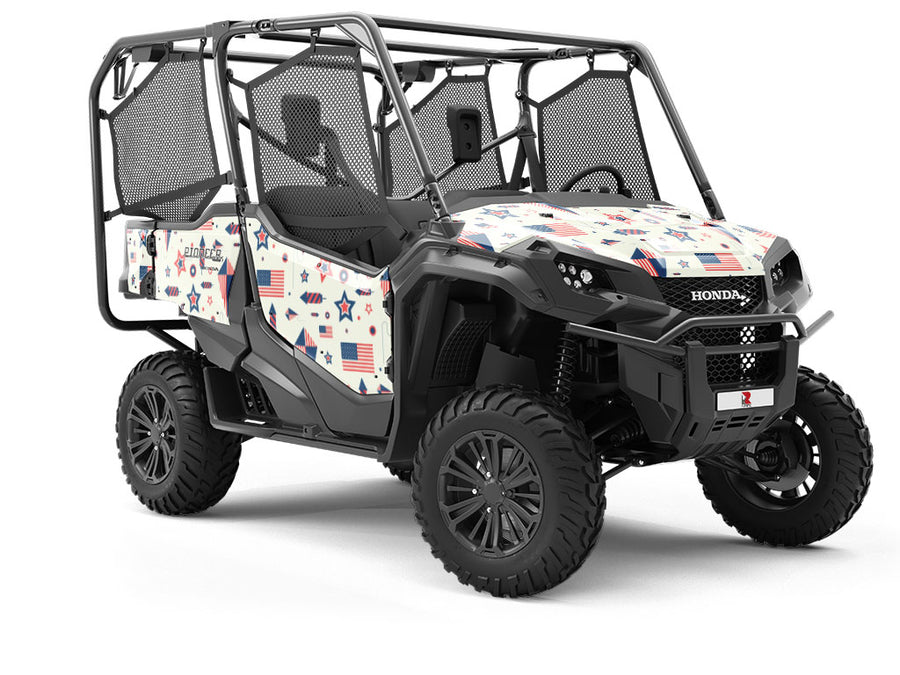 Summer Day Americana Utility Vehicle Vinyl Wrap
