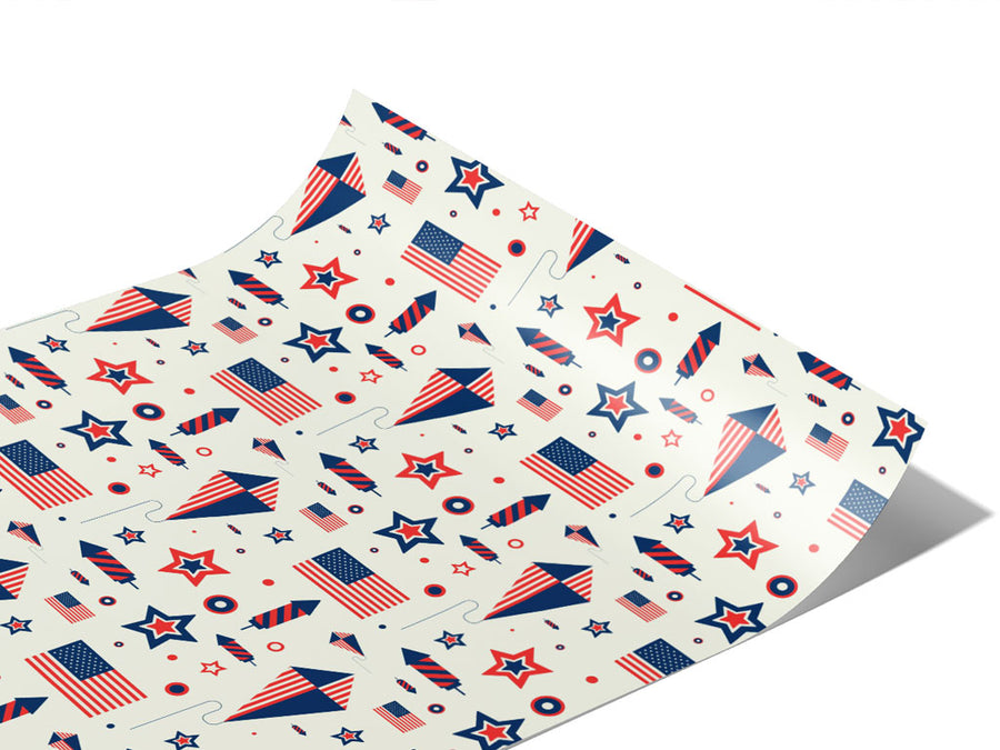 Summer Day Americana Vinyl Wraps~Rwraps Series 914 Digitally Printed Vinyl Wrap~1