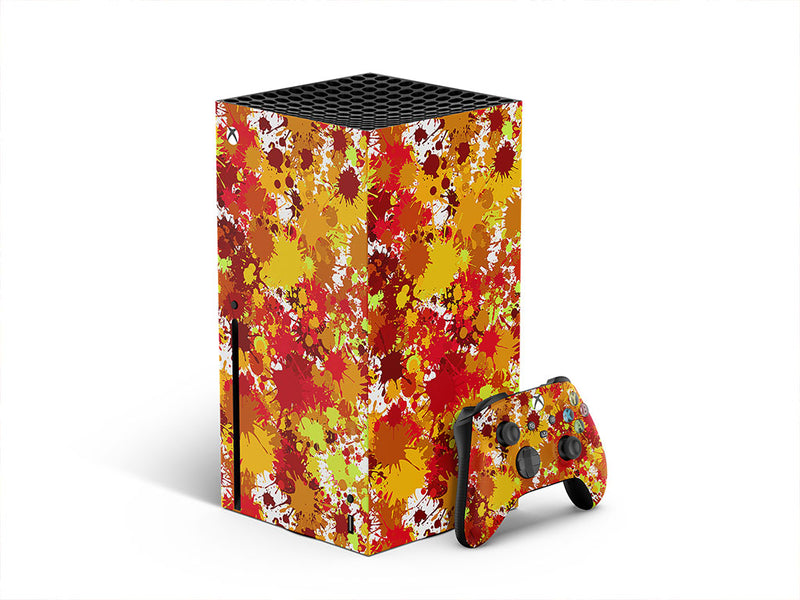 summer ends paint splatter XBOX DIY Decal