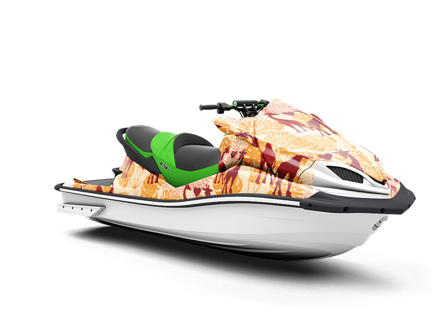 Summer Loving Animal Jet Ski Vinyl Customized Wrap