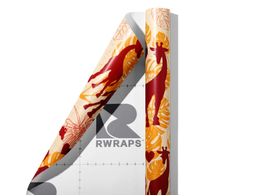 Summer Loving Animal Wrap Film Sheets~Rwraps Series 914 Summer Loving Animal Scrolled Sheet~3