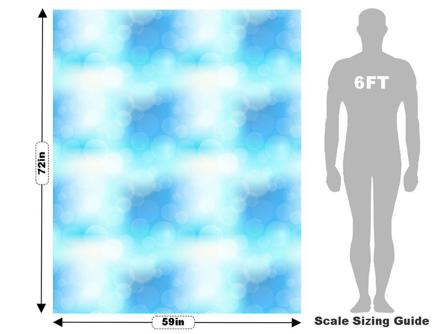 Summer Skies Bokeh Vehicle Wrap Scale~Rwraps Series 914 Summer Skies Bokeh Measurements~1