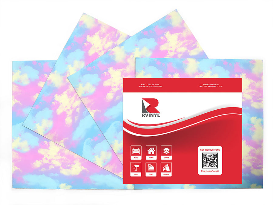 sun bleed sky Craft Vinyl Sheet Pack