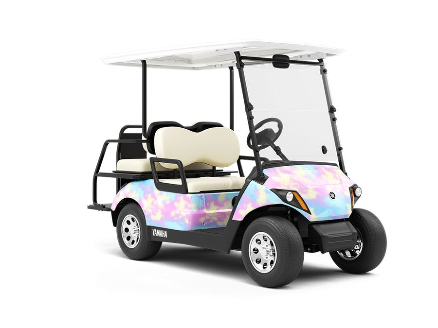 Sun Bleed Sky Wrapped Golf Cart