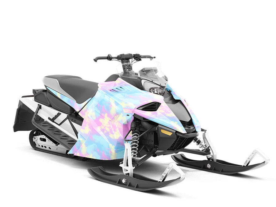 Sun Bleed Sky Custom Wrapped Snowmobile