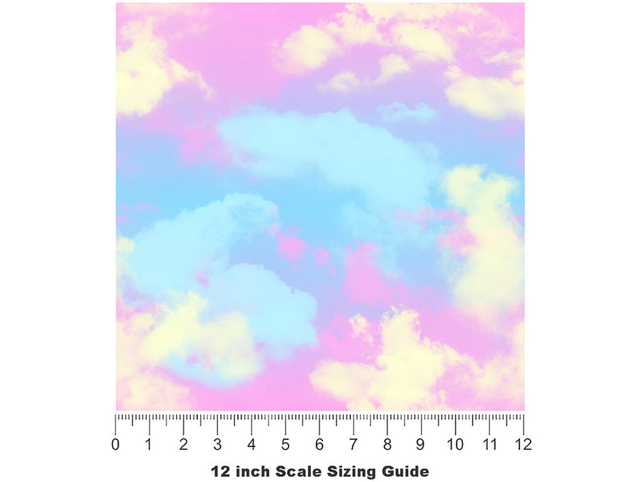 Sun Bleed Sky Vinyl Film Pattern Size 12 inch Scale~Rwraps Sun Bleed Sky Sizing Chart~2