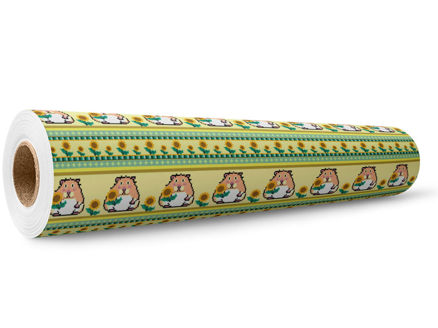 Sunflower Snack Rodent Wrap Film Wholesale Roll~Rwraps Series 914 Digitally Printed Vinyl Roll~5