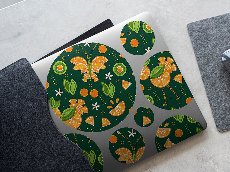 sunny grove fruit DIY Laptop Stickers