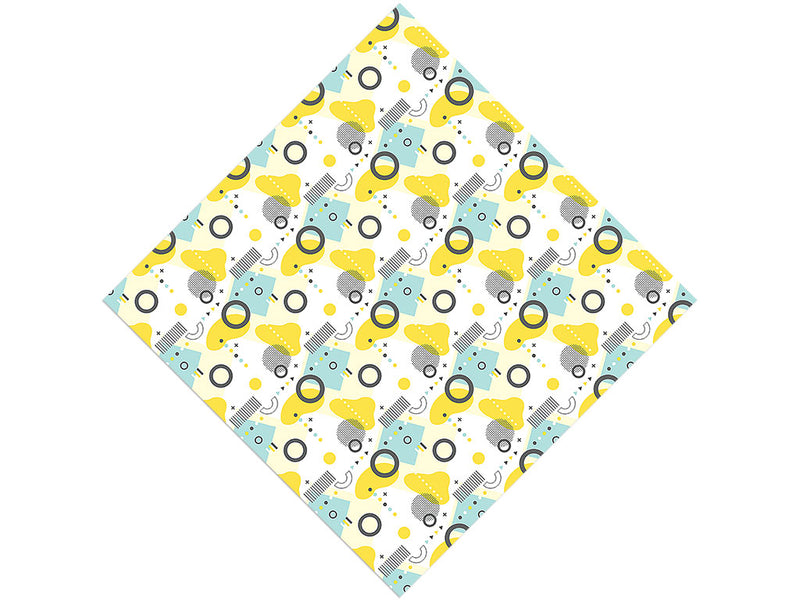 Sunny Reflections Abstract Vinyl Wrap Pattern