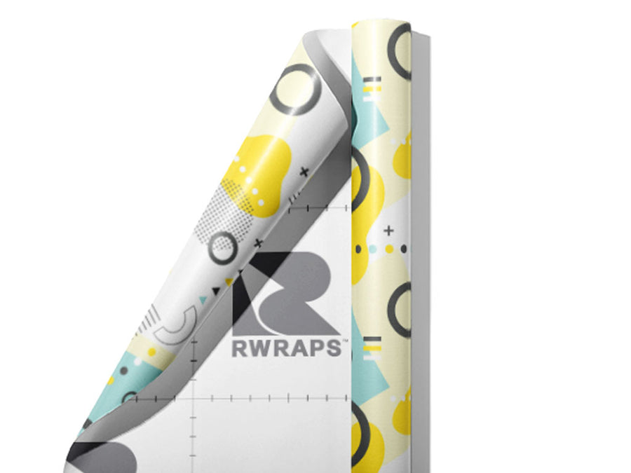 Sunny Reflections Abstract Wrap Film Sheets~Rwraps Series 914 Sunny Reflections Abstract Scrolled Sheet~3