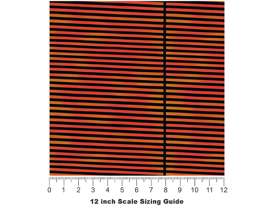 Sunset Cage Science Fiction Vinyl Film Pattern Size 12 inch Scale~Rwraps Sunset Cage Science Fiction Sizing Chart~2