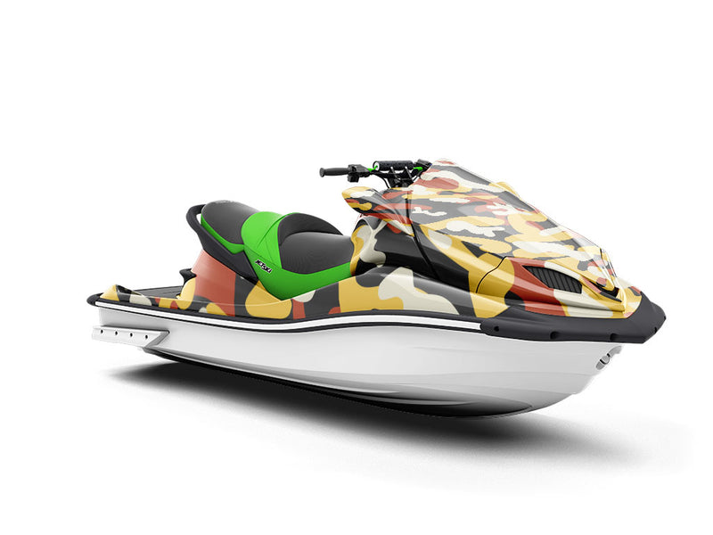 Sunset Multicam Camouflage Jet Ski Vinyl Customized Wrap
