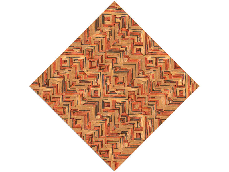 Sunset Rays Wooden Parquet Vinyl Wrap Pattern