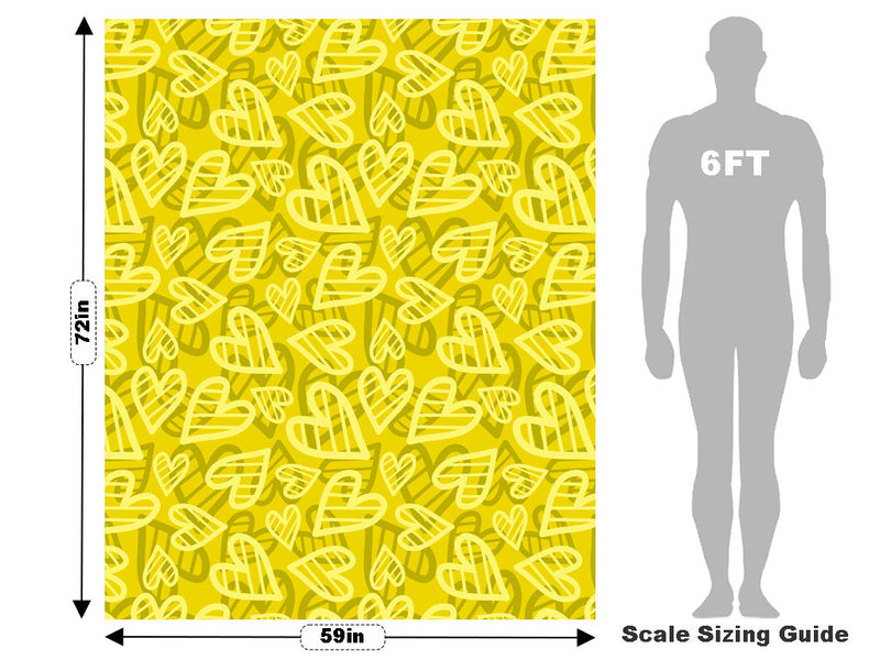 Sunshine Forever Heart Vehicle Wrap Scale~Rwraps Series 914 Sunshine Forever Heart Measurements~1