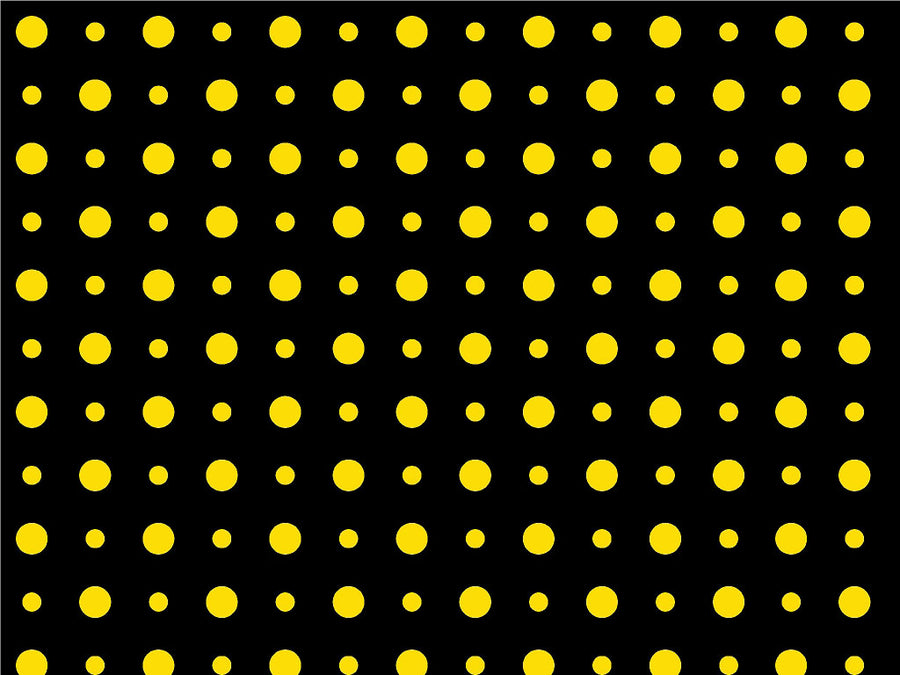 Sunshine Yellow Polka Dot Vinyl Wrap Pattern~Rwraps Series 914 Digitally Printed Vinyl Wrap~0
