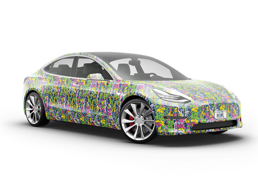 Super Dope Sticker Bomb Vehicle Vinyl Wrap