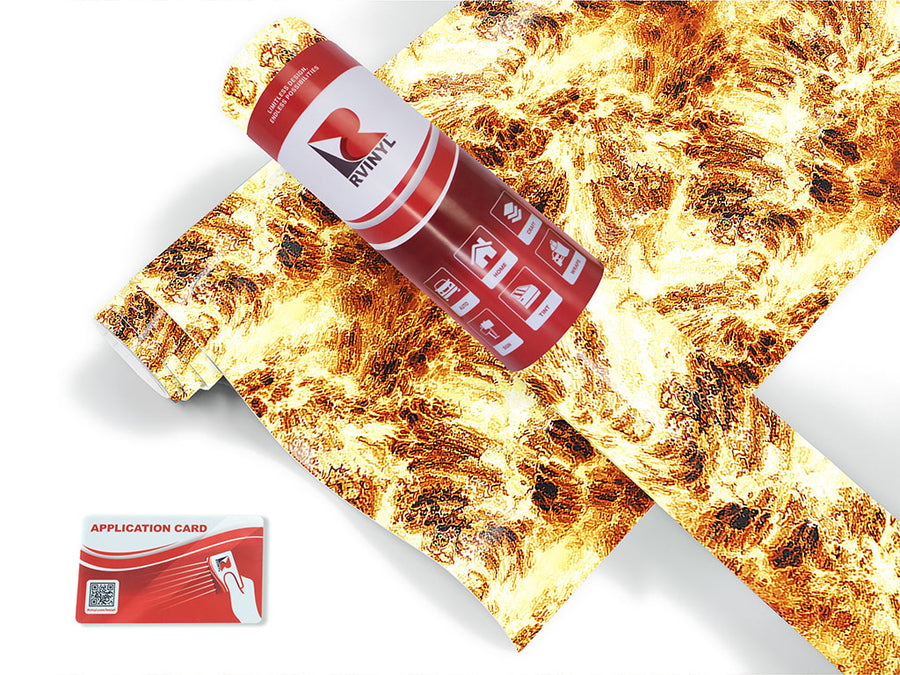 super eruption lava Craft Vinyl Roll