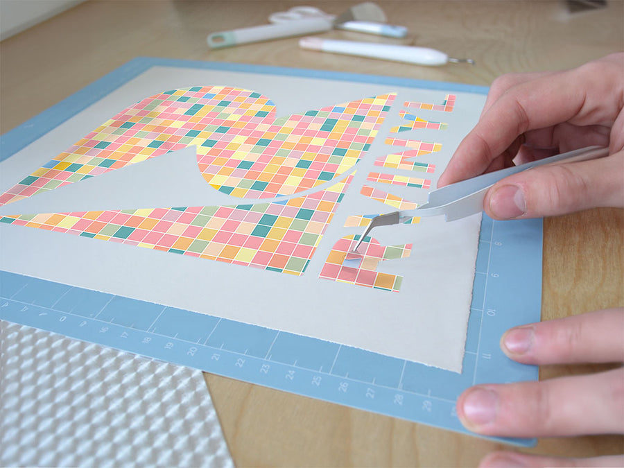 super tiles mosaic Easy Weed Craft Vinyl