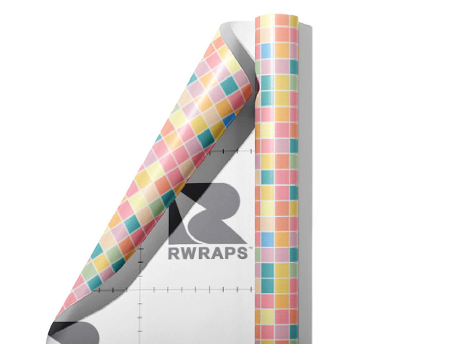 Super Tiles Mosaic Wrap Film Sheets~Rwraps Series 914 Super Tiles Mosaic Scrolled Sheet~3