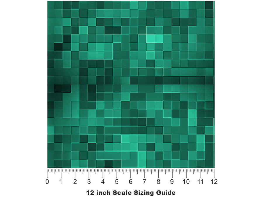 Supernatural Jungle Pixel Vinyl Film Pattern Size 12 inch Scale~Rwraps Supernatural Jungle Pixel Sizing Chart~2