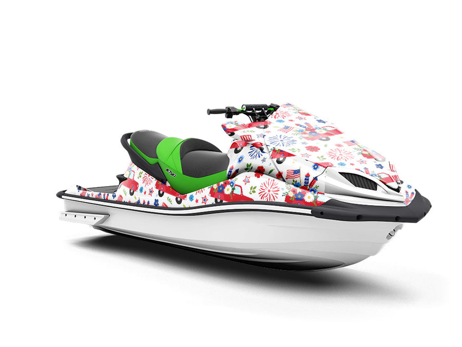 Supply Haul Americana Jet Ski Vinyl Customized Wrap