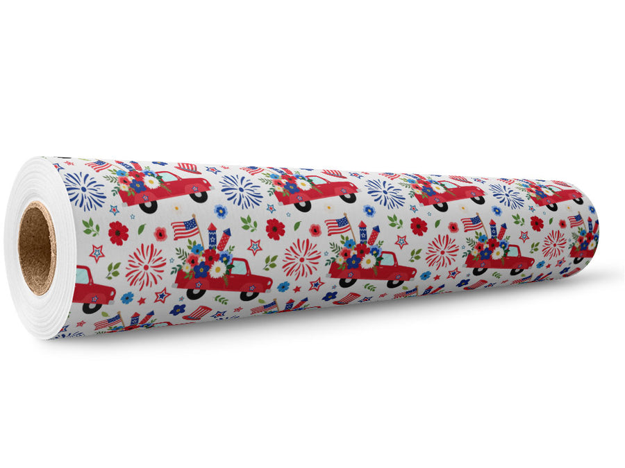 Supply Haul Americana Wrap Film Wholesale Roll~Rwraps Series 914 Digitally Printed Vinyl Roll~5