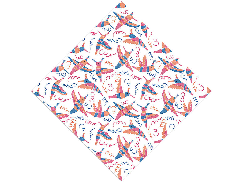 Surprise Party Birds Vinyl Wrap Pattern