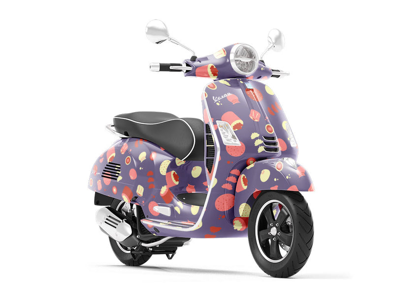 Sushi Dreams Food Vespa Scooter Wrap Film
