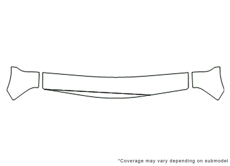 grand vitara 3M Clear Bra Hood Precut PPF Diagram