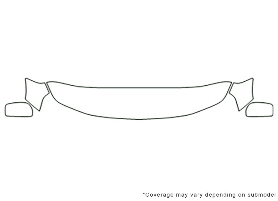 grand vitara 3M Clear Bra Hood Precut PPF Diagram