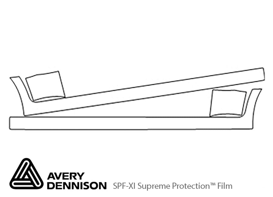 reno Avery Dennison Clear Bra Door Cup Precut PPF Diagram