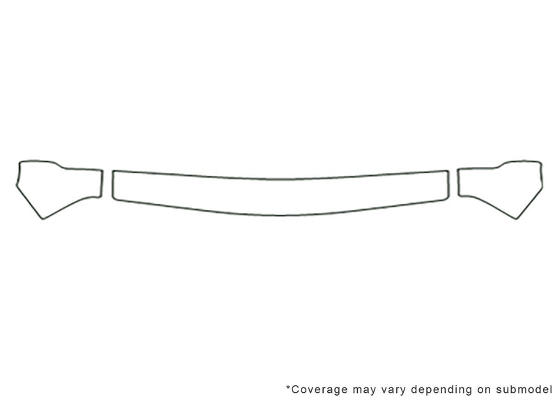 vitara 3M Clear Bra Hood Precut PPF Diagram