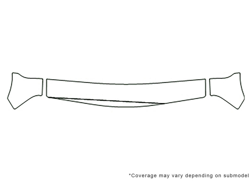 xl-7 3M Clear Bra Hood Precut PPF Diagram