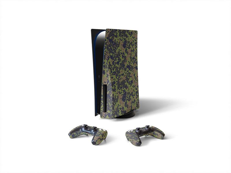 swamp flecktarn camouflage Sony PS5 DIY Skin