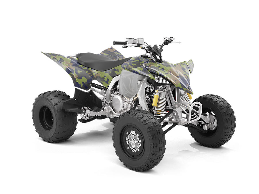 Swamp Flecktarn Camouflage ATV Wrapping Vinyl