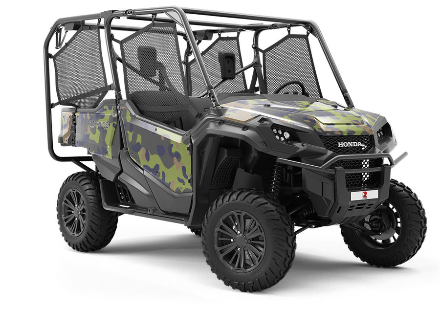 Swamp Flecktarn Camouflage Utility Vehicle Vinyl Wrap
