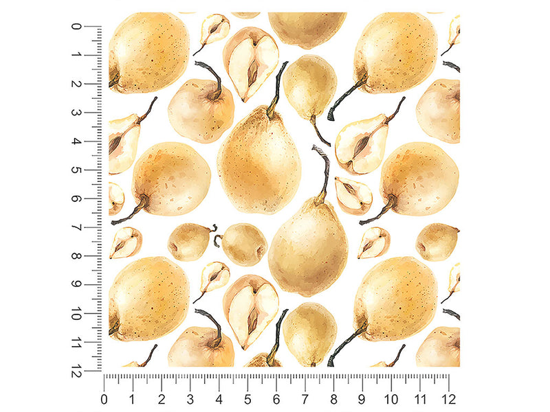 sweet bosc fruit 1ft x 1ft Craft Sheets