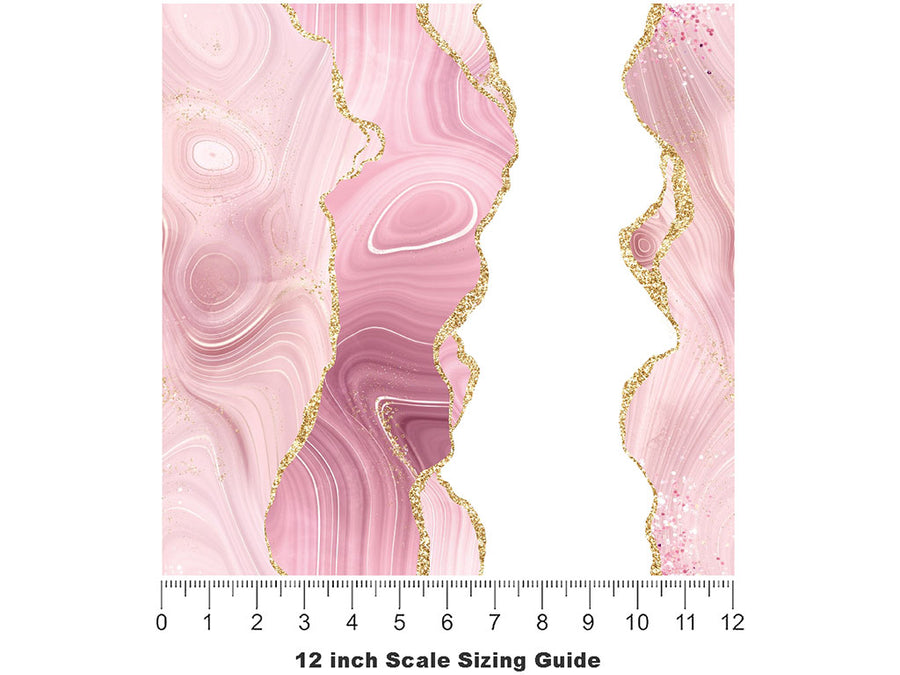Sweet Charm Gemstone Vinyl Film Pattern Size 12 inch Scale~Rwraps Sweet Charm Gemstone Sizing Chart~2