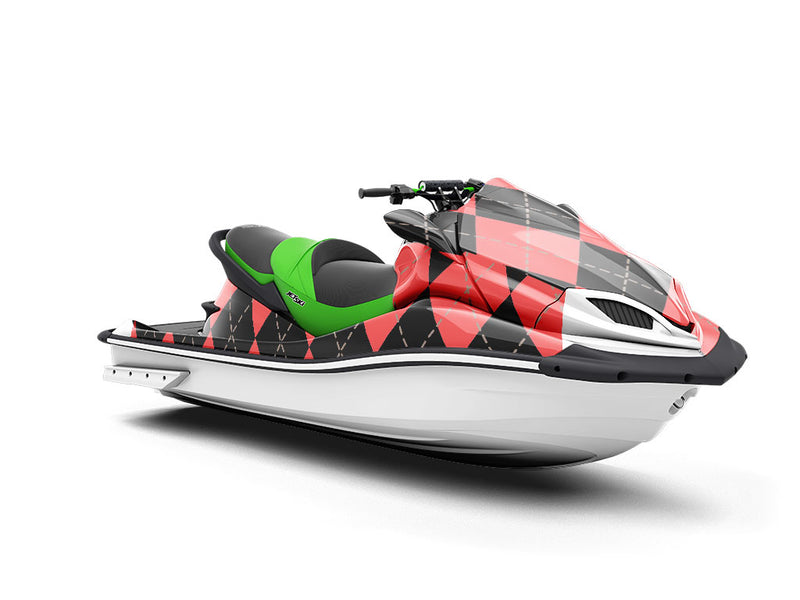 Sweet Currant Argyle Jet Ski Vinyl Customized Wrap