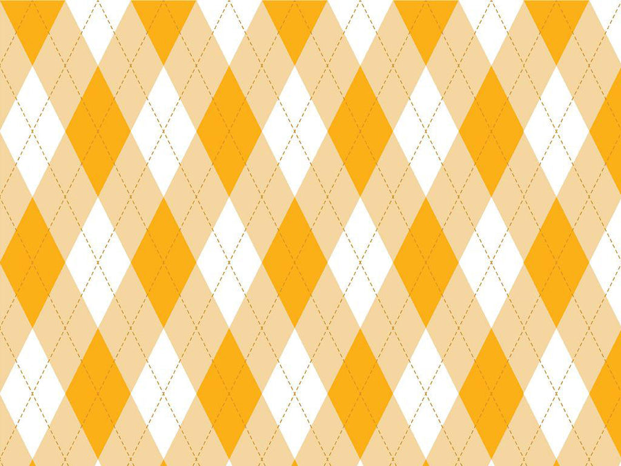 Sweet Marigold Argyle Vinyl Wrap Pattern~Rwraps Series 914 Digitally Printed Vinyl Wrap~0