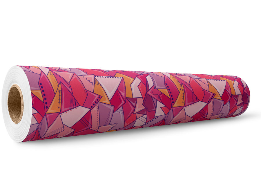 Sweet Mulberry Mosaic Wrap Film Wholesale Roll~Rwraps Series 914 Digitally Printed Vinyl Roll~5