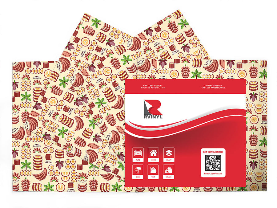 sweet plantain mosaic Craft Vinyl Sheet Pack