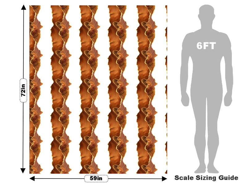 Sweet Potato Gemstone Vehicle Wrap Scale~Rwraps Series 914 Sweet Potato Gemstone Measurements~1