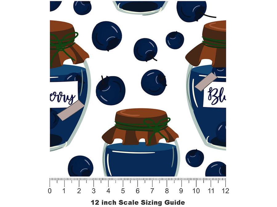 Sweet Preserves Fruit Vinyl Film Pattern Size 12 inch Scale~Rwraps Sweet Preserves Fruit Sizing Chart~2