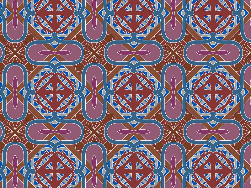 Sweet Sangria Mosaic Vinyl Wrap Pattern~Rwraps Series 914 Digitally Printed Vinyl Wrap~0
