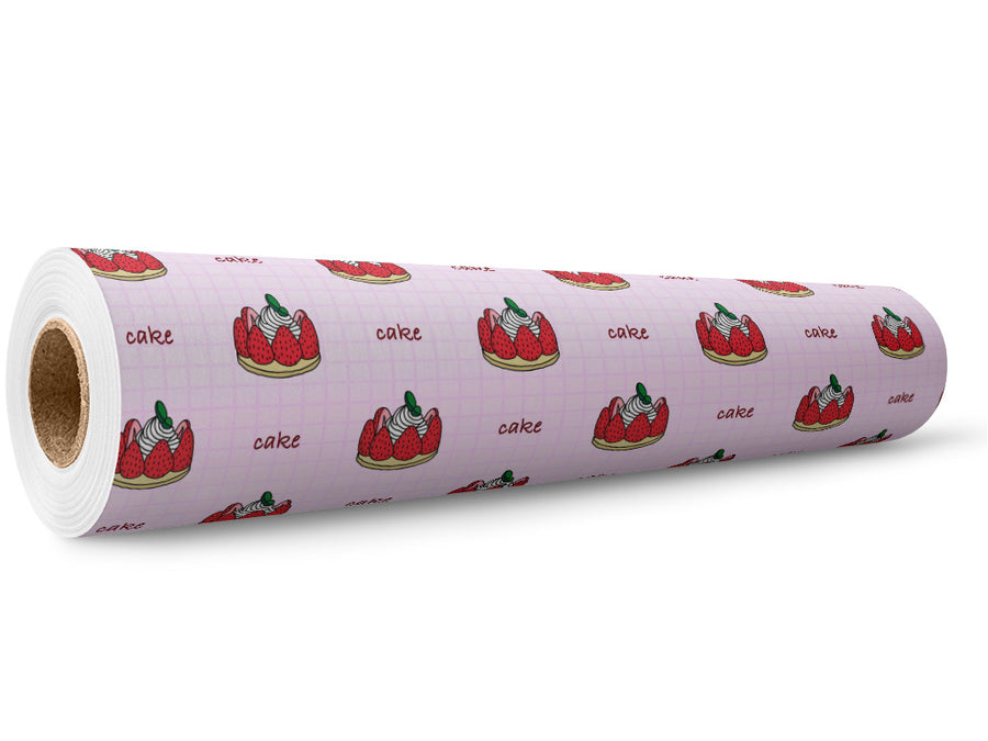 Sweet Shortcakes Fruit Wrap Film Wholesale Roll~Rwraps Series 914 Digitally Printed Vinyl Roll~5